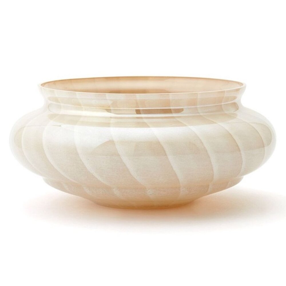 Vietri Sabbia Decorative Glass Large Bowl